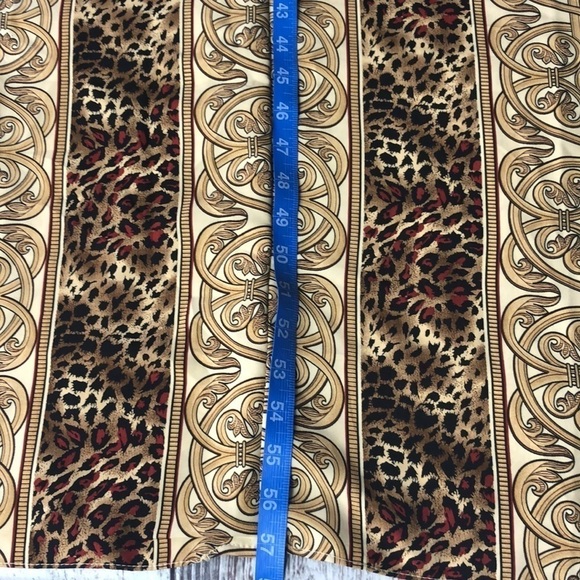 SANTE’ Leopard Moroccan/Bohemian Dress Sz S/M - Picture 11 of 13